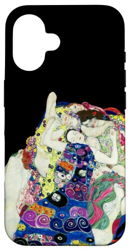 グスタフ・クリムト 乙女絵画 スマホケース iPhone 16 用