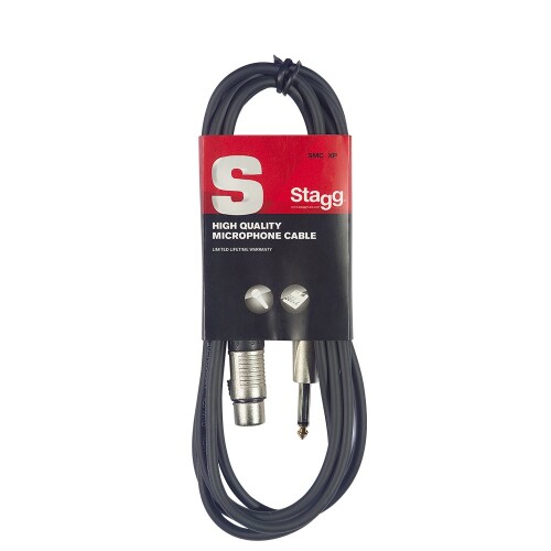 Stagg 20ft. Standard Mic Cable - XLR/Phone Plug by Stagg