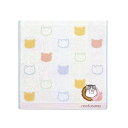 タオル美術館(Towel Museum) mofusand ドーナツにゃん タオルハンカチ ピンク にゃんこ 可愛い 43-0230080 約25×25cm