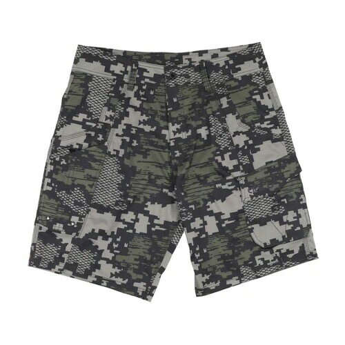 アフコ(Aftco) タクティカル フィッシング ショーツ グリーン デジ カモ Mサイズ (Tactical Fishing Shorts Green Digi Camo 34) M82