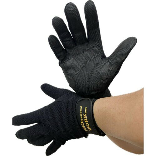 プロワーク PROfessional WORKout フルフィンガーグローブ PW-02 Mサイズ トレーニンググローブ ベンチプレス プルダウン