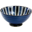 ランチャン(Ranchant) 軽々特大茶碗 ブルー Φ14.6x7(cm) ゴス巻内十草 有田焼 日本製