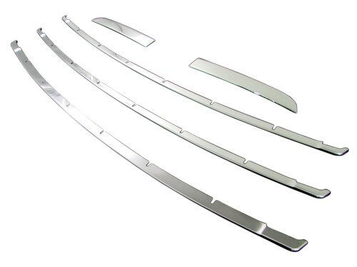 BRIGHTZ カローラアクシオ 160 161 164 165 前期 超鏡面ステンレスメッキフロントバンパーモール 5PC Aタイプ NRE160 NZE161 NZE164 NKE165 NRE NZE NKE E160 E161 E164 E165 カローラ アクシオ 22811