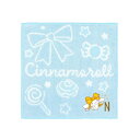 タオル美術館(Towel Museum) サンリオ ビッグリボン シナモロール タオルハンカチ BN ブルー イニシャルN 28-2030070 約25×25c...