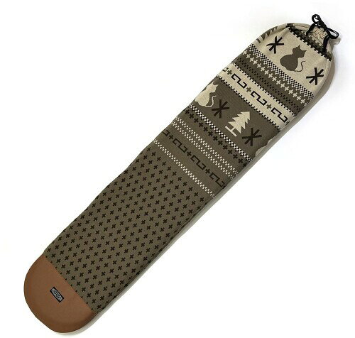 ラウズ(ROUZE) スノボ ボードカバー Knit Board Sleeve 通気性 錆防止 傷防止 RZA611 カウチンブラウン