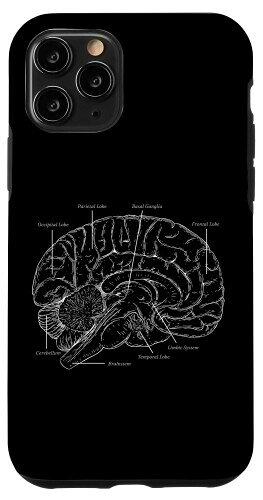 iPhone 11 Pro 脳解剖学 脳外科 戦士 回復 腫瘍がん スマホケース