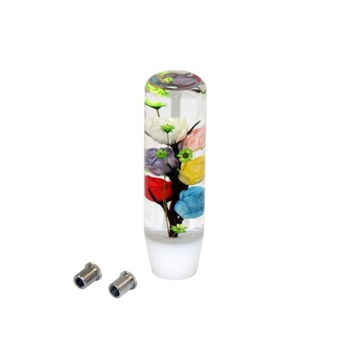 シフトノブ 水中花 150mm ミックス 変換アダプター付
