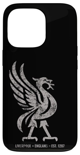 リバプール イングランド Est.1207 Colossal Liverbird Grey Age スマホケース iPhone 13 Pro 用