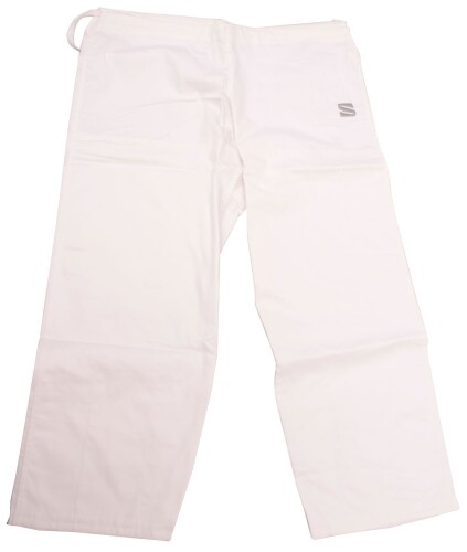 (九桜) 柔道衣 ズボン JZP35L メンズ ホワイト