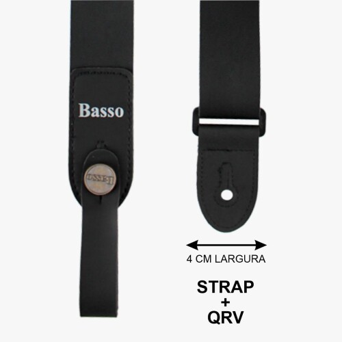 バッソ ウクレレストラップ Basso Ukulele Basic UK11 Black