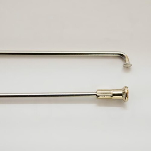 HOSHI SPOKES(ホシスポーク) #14 ステンレススポーク プレーン 293mm 18本入り 真鍮ニップル付属