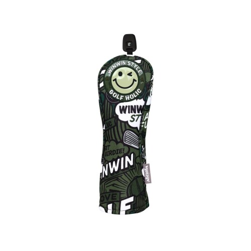 ウィンウィンスタイル(Winwin Style) ゴルフ ユーティリティ用ヘッドカバー GOOD TIME HOLIDAY UTILITY IRON COVER カーキ UTCP-108