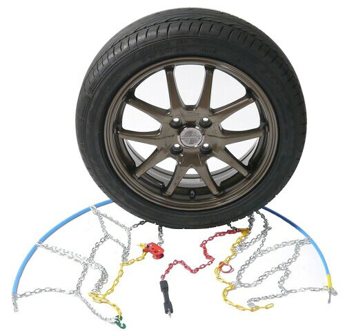 エマーソン(Emerson) アイスバーン らくらくタイヤチェーン 乗用車用 簡単取付けタ...