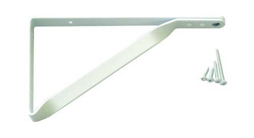 Rakuten - 南海プライウッド 棚受け L型アングル棚受 ホワイト 105×200mm LT-W