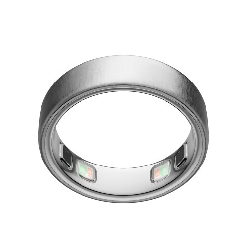 Oura Ring 5 �i�I�[�������O ��5����) �u���b�V���h�V���o�[ | �T�C�Y 6 - �w���O�ɃT�C�Y���m�F