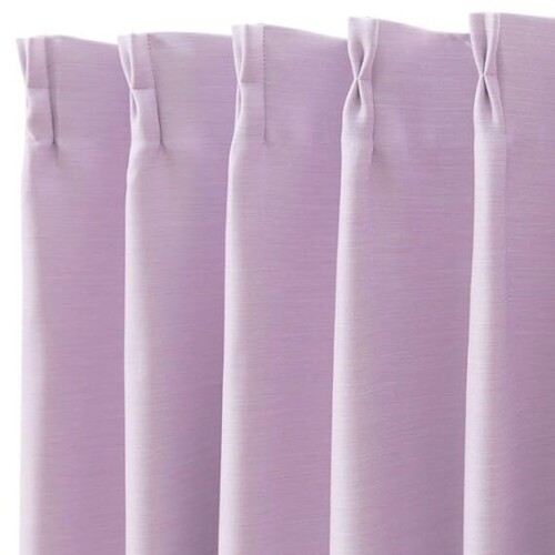 ニトリ(NITORI) 遮光2級・防炎・50サイズカーテン パレット3 レッドパープル 幅100×丈150cm×2枚 7324874
