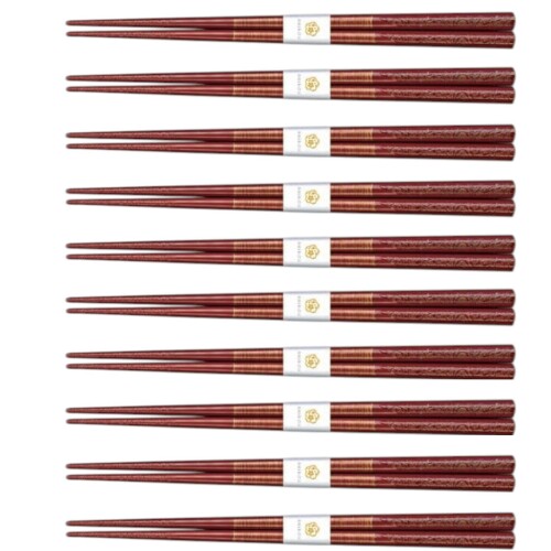 J-kitchens ひとそろえ 箸 10膳セット ( chopsticks set お箸 セット ) まとめ買い...