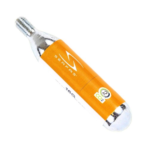 サーファス(SERFAS) ロードバイク用CO2カートリッジボンベ シルバー 16g