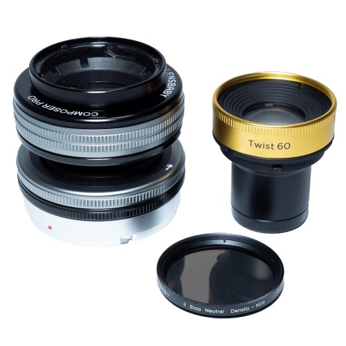 Lensbaby ティルトレンズ Composer Pro II + Twist 60 & NDフィルター フジフイルムXマウント用 焦点距離60mm F2.5 028661
