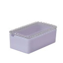 ヤマキイカイ(Yamakiikai) MILK GLASS ラベンダー バターケース W644