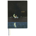 ほぼ日手帳 2025 HON 英語版 久保田寛子/三日月配達(A5/1日1ページ/1月/月曜はじまり)
