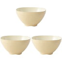 アサヒ興洋 茶碗 ベージュ 3個セット カフェ風 活気のある軽やかな色彩 食洗機対応 電子レンジ対応 日本製 Solow Yasai たまねぎ AZ19-19