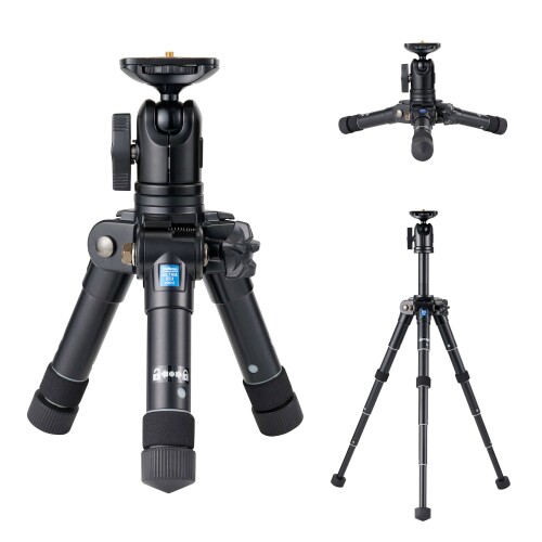 ベルボン Velbon テーブルミニ三脚 ウルトラ 553 ミニ AZ AMZULT553MINI 5段 ウルトラロック 脚径24mm 小型 自由雲台 アルミ脚 卓上 テーブル三脚 90554 ブラック