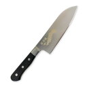 匠美風 包丁 日本製 三徳包丁 関 刃物 金彩彫り 青海波 其の1 170mm 青紙三号 高級 ステンレス 鋼 三徳 Japanese knife 江戸小紋 新01