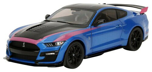 京商 (Kyosho) Jada Toys PINK SLIPシリーズ 1/18 2020 フォード マスタング シェルビー GT500 ブルー 完成品 JADA35723