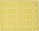 ルネ・デュー ランチョンマット リーフ/イエロー 43×35cm Kukshome 18400011