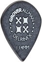 Grover Allman DelrinexTM, Black, Jazz XL, 1.14mm 10枚