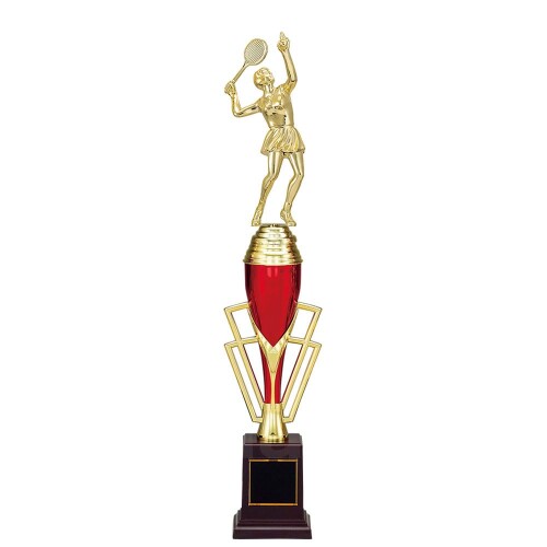Rakuten - GOLD SHACHI (レーザー彫刻名入れ) 表彰トロフィー T1048-Eサイズ(高さ37cm 重さ170g)(B-0)