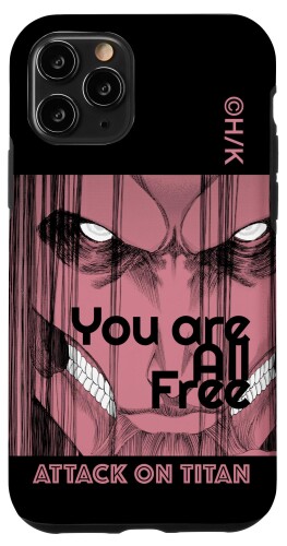 進撃の巨人 お前らは自由だ スマホケース iPhone 11 Pro 用