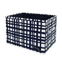 スタイルデコール(STYLE Decor) ファブリックボックス Mサイズ (25cm×38cm×25cm) インディゴチェック ギンガムチェック 北欧 モダン...
