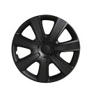 GET-PRO ホイールカバー 15インチ 1台分4枚セット ダイハツ コペン (ブラック&カーボン)「ホイールキャップ セット タイヤ ホイール アルミホイール」 L085BPM15-040