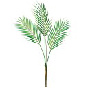 アスカ 造花 パームリーフ ブッシュ グリーン 全長約72×40cm 葉径約30cm A-43901-051A