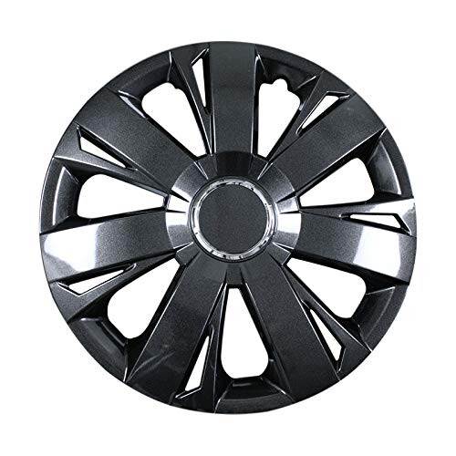 GET-PRO ホイールカバー 15インチ 1台分4枚セット (ダークガンメタ) ジムニー ホイールキャップ L077DG15-003