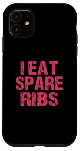 iPhone 11 スペアリブを食べる スマホケース