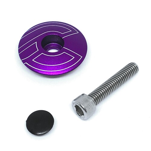 チネリ(Cinelli) トップキャップ(Top Cap) パープル 2個セット