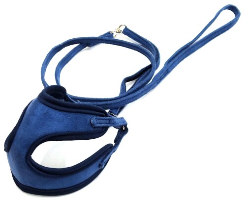 ONS グレイスソフトハーネスリード 3S ネイビー 猫・超小型犬用 ハーネス リード