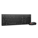 Lenovo Lenovo エッセンシャル ワイヤレス キーボード&マウス 2 - 英語 ワイヤレス接続 電池式 静音 4X31N50708(2)