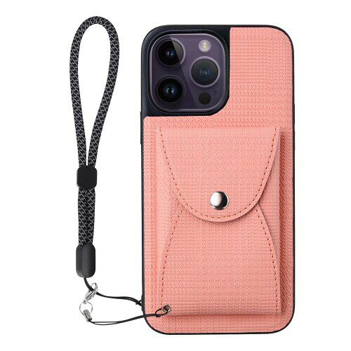 Smartist ViLi TH-P iPhone 15 Pro 対応 ポーチ 取外し 背面 カード収納 スタンド機能 付ケース サーモン ピンク CIH15Pro-VL-TH-P-PK