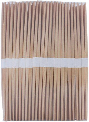 吉井商事 日本製 吉野杉 らんちゅう 赤染 白帯巻 割り箸 26cm 100膳 懐石 料亭 YOS-001
