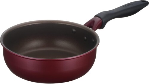 サーモス デュラブルシリーズ 炒め鍋 20cm レッド IH対応 KFH-020D R