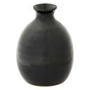 丸伊製陶 伊賀焼 徳利 容量約420ml 黒柚 ブラック MR-3-4296