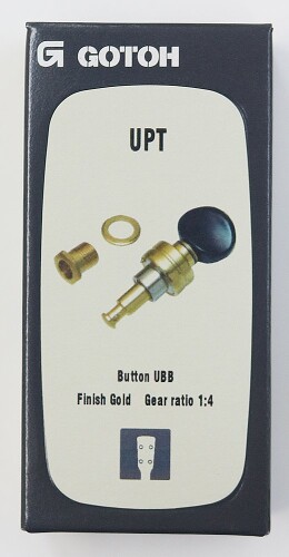 GOTOH ウクレレ用プラネタリーチューナー、UBBボタン、ゴールド(UPT-UBB-GX) UPT-U...