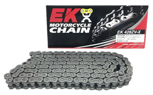 EK(イーケー) QXリングシールチェーン 428ZVX スチール 120L