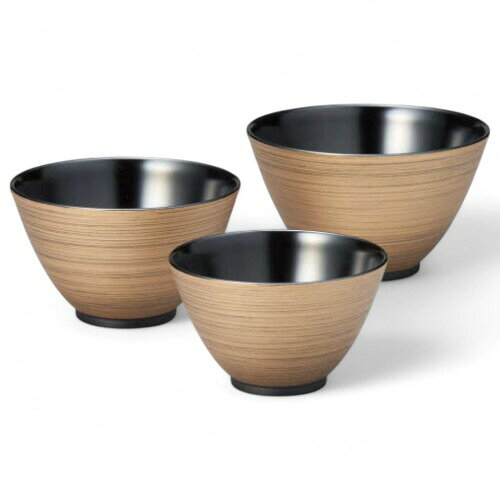 J-kitchens 家族 3個セット そば丼 PET（樹脂）/ABS 食洗機対応 電子レンジ対応 PID-637564 日本製