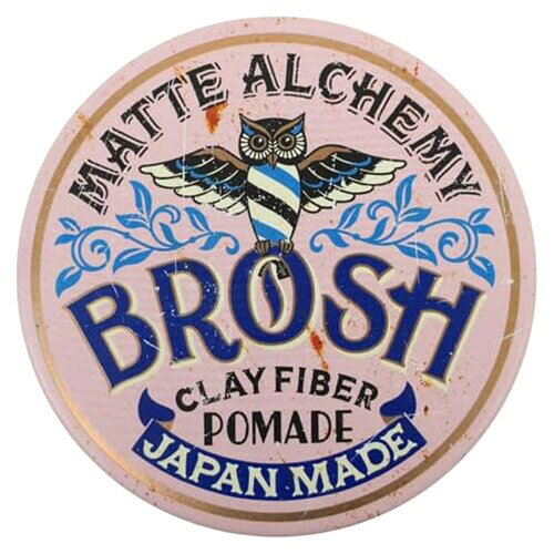 BROSH CLAY FIBER POMADE 120g 艶無し ミディアムホールド
