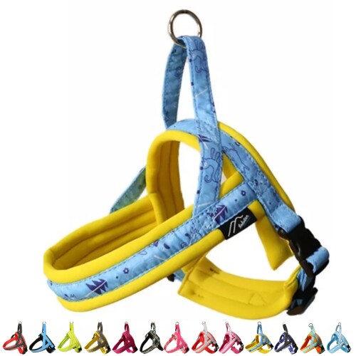 Harness Leash - Hakusan(ハクサン) ラビットハーネス (サイズ5, ドッグ・イエロー)